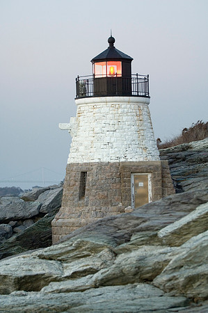 Castle Hill Light Sunset Vertical