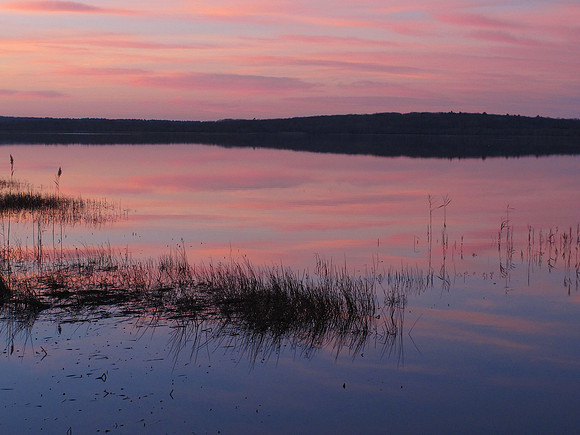 Worden's Pond at Sunset Reflections